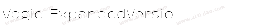 Vogie ExpandedVersio字体转换